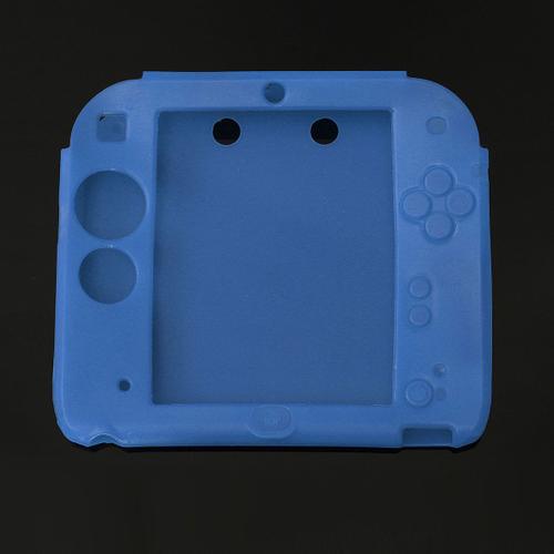Souple Silicone Étui Coque Housse Anti-Choc Protection Pour Nintendo 2ds Console Bleu
