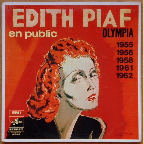 Edith Piaf En Public - Olympia 1955-1956-1958-1961-1962