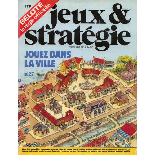 Jeux Et Stratégie N° 27 : Jouez Dans La Ville
