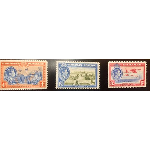 Timbres Bahamas 1938-48