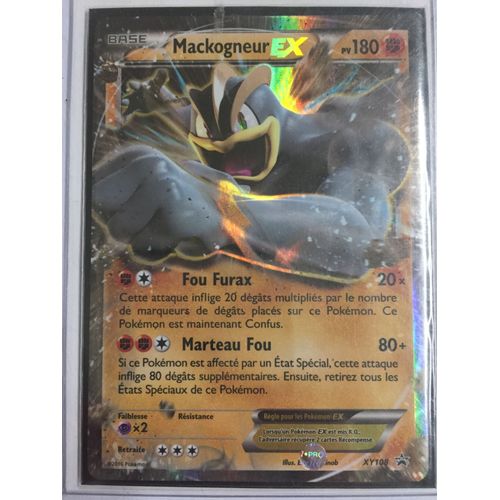 Carte Pokémon Mackogneur Ex 180pv Holo Xy108 Promo Black Star Vf