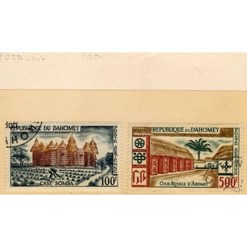 Timbres De Poste Aérienne Du Dahomey (Vues)