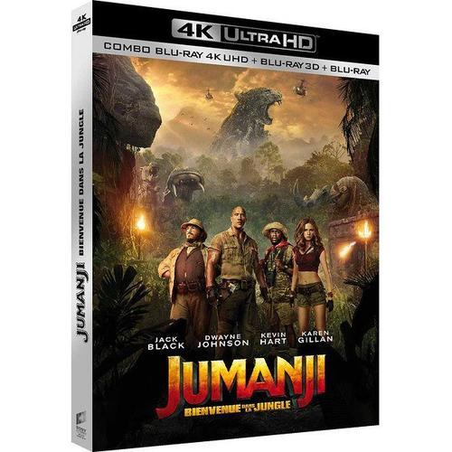 Jumanji : Bienvenue Dans La Jungle - 4k Ultra Hd + Blu-Ray 3d + Blu-Ray + Digital Ultraviolet