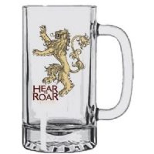 Trône De Fer - Chope En Verre House Lannister Hear Me Roar