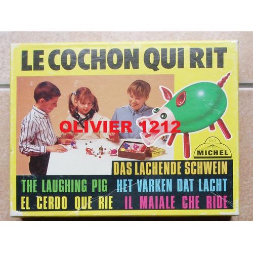 👿 Ancien Jeu De Société Le Cochon Qui Rit N°4 Vintage Jeux Michel Complet