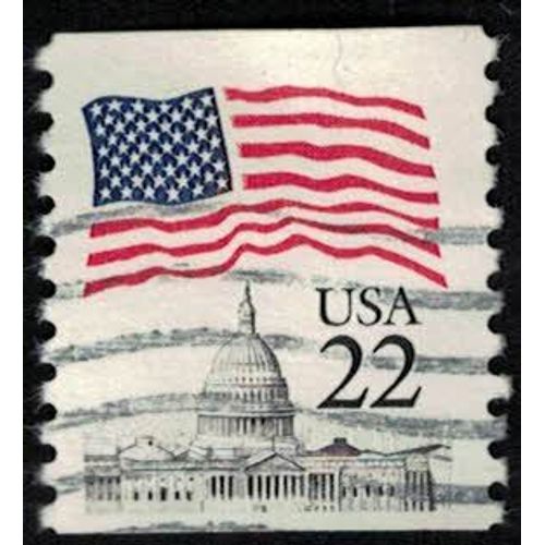 Etats Unis 1987 Oblitéré Used Flag Over The Capitol Drapeau Américain Sur Le Capitole