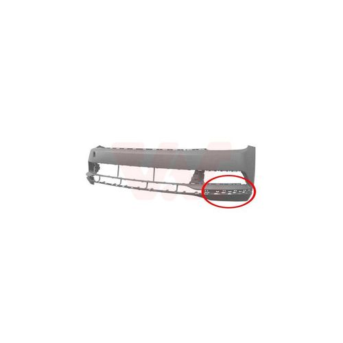 Pare Choc Avant En Primer Version Highline Sans Trou Pour Lave Phare Pour Volkswagen Passat (Depuis 11/2014)