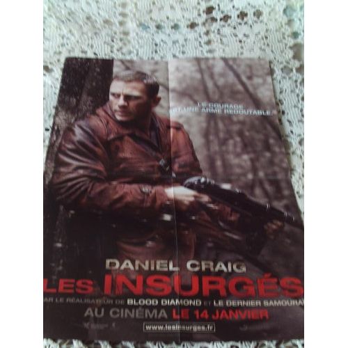 Double Poster Cinema Film L'etrange Histoire De Benjamin Button / Les Insurges