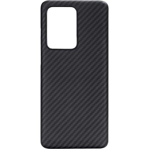 Coque Magnétique Compatible Avec Samsung Galaxy S20 Ultra 6,9"" Magez Case Fibre D¿Aramide (Matériau Du Gilet Pare-Balles) Minimaliste Ultra-Fine Anti-Rayures 3d Touch Noir/Gris (Sergé)