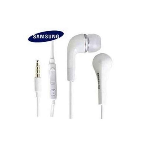 Samsung EHS64 Original écouteurs Intra-Auriculaires écouteurs Bouchons doreille pour Smartphone Prise 3,5 mm Son stéréo Blanc 
