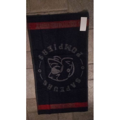 Serviette De Toilette Sapeurs Pompiers