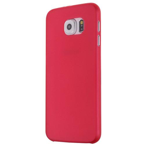 Samsung Galaxy S6 Edge Plus Coque Case Ultra-Fine Rouge Silicone Semi-Rigide (Tpu)