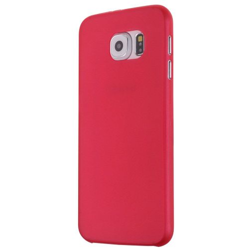 Samsung Galaxy S6 Edge Plus Coque Case Ultra-Fine Rouge Silicone Semi-Rigide (Tpu)