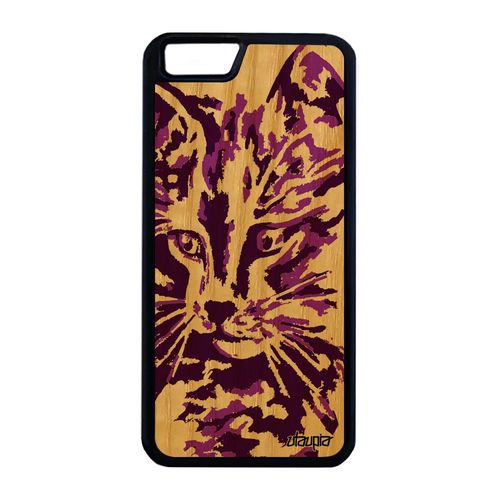 Coque Silicone Iphone 6 6s Plus Bois Chat Rose Couleur Petit Mignon Fille Iphone 6 Plus Iphone 6s Plus