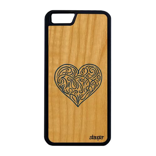 Coque Iphone 6 6s Plus En Bois Silicone CUr Amitie Swag Romantique Housse Iphone 6 Plus Iphone 6s Plus