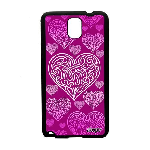 Coque Samsung Note 3 Silicone Coeur Symbole Fille Amour Rose Portable Case Samsung Galaxy Note 3