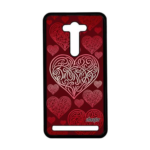 Coque Telephone Zenfone 2 Laser Ze550kl C¿Ur Fantaisie Amour Motif Rouge De Asus Zenfone 2 Laser Ze550kl