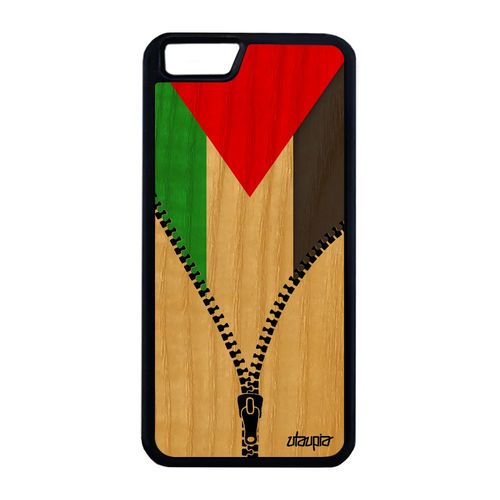 Coque Pour Iphone 6 6s Plus En Bois Silicone Drapeau Palestine Palestinien Iphone 6 Plus Iphone 6s Plus