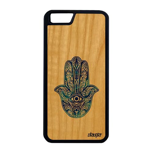 Coque Iphone 6 6s Plus En Bois Silicone Main De Fatma Housse Antichoc Iphone 6 Plus Iphone 6s Plus