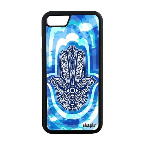 Coque Main De Fatma Pour Iphone 8 Silicone Il Telephone Porte Bonheur En