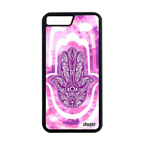 Coque Iphone 8 Plus Silicone Main De Fatma Rose Antichoc Tpu Fatima Fille