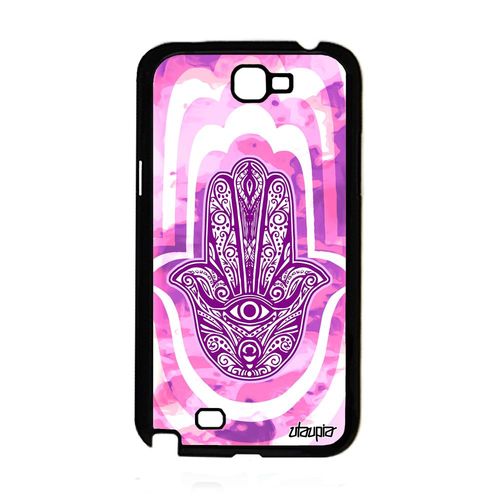Coque Galaxy Note 2 Silicone Main De Fatma Etui Berbere Talisman Rose En Samsung Galaxy Note 2