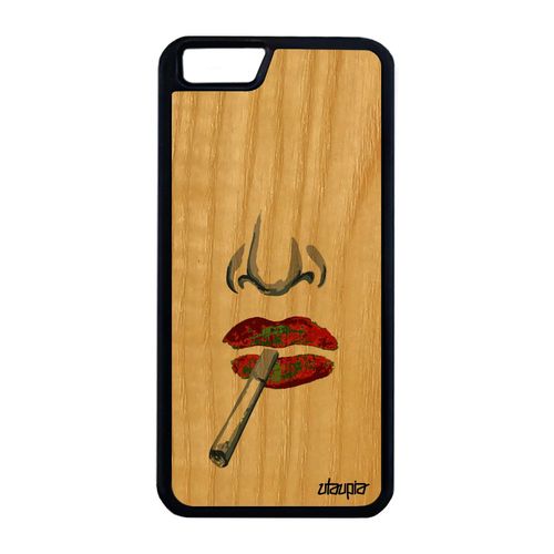 Coque Bois Iphone 6 6s Plus Silicone Fumeur Swag De Protection Femme Case Iphone 6 Plus Iphone 6s Plus