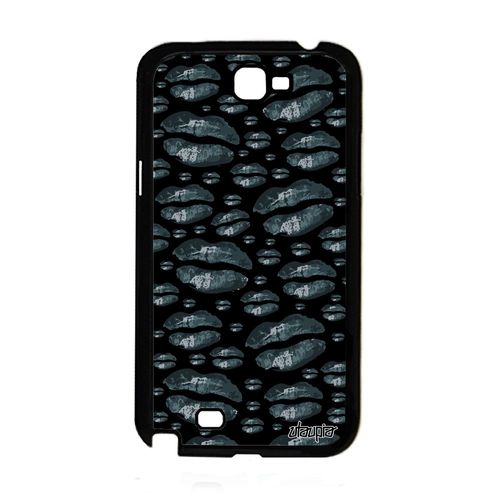 Coque Galaxy Note 2 Silicone Bisou Rigide Tpu Housse Femme Gris Love De Samsung Galaxy Note 2