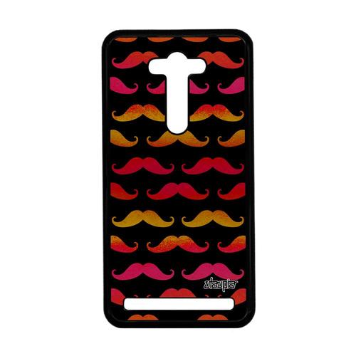 Coque Zenfone 2 Laser Ze550kl Moustache Rigide Rouge Imprime Cadeau De Noel Asus Zenfone 2 Laser Ze550kl