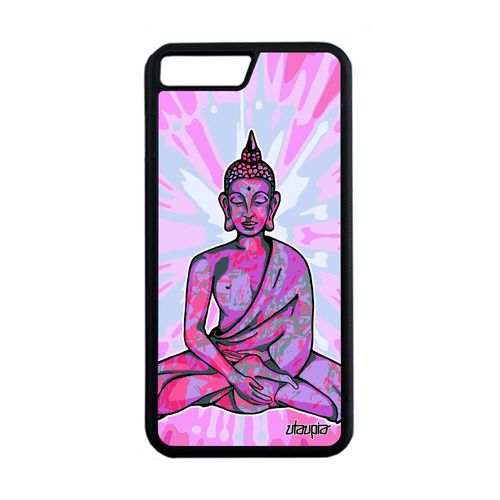 Coque Silicone Iphone 8 Plus Bouddha Bouddhisme Image Soleil Assis Etui De