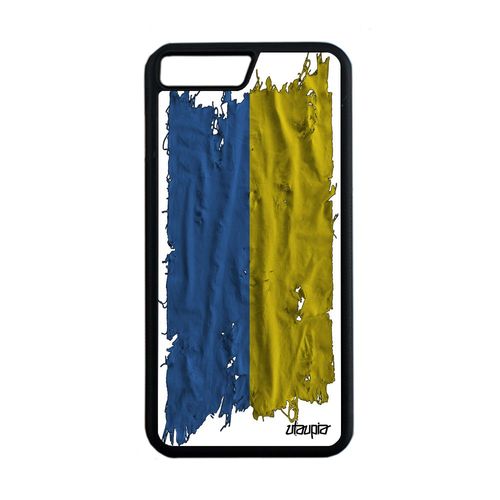 Coque Silicone Iphone 8 Plus Drapeau Ukraine Ukrainien Tissu Foot Motif De