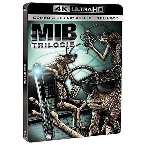 Men In Black - Trilogie - 4k Ultra Hd + Blu-Ray + Copie Digitale Ultraviolet - Édition Limitée 20ème Anniversaire - Boîtier Steelbook