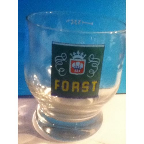 Verre À Bière Ancien "Forst" 33 Cl