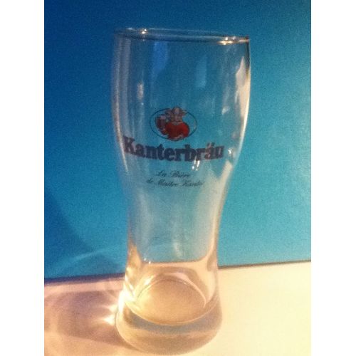 Verre À Bière Ancien "Kanterbrau" Avec Personnage