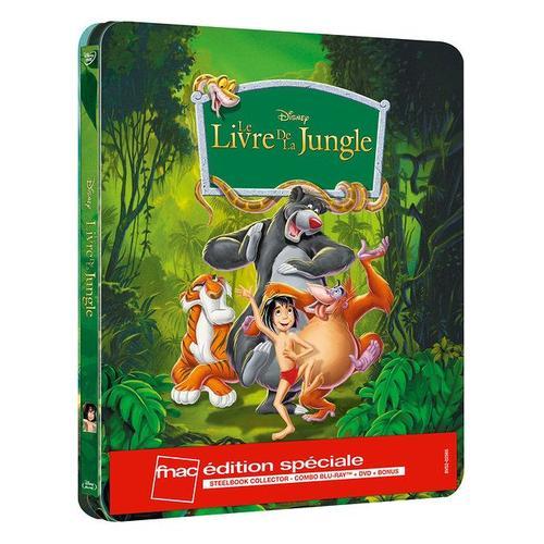 Le Livre De La Jungle - Édition Limitée Exclusive Fnac - Boîtier Steelbook - Blu-Ray + Dvd