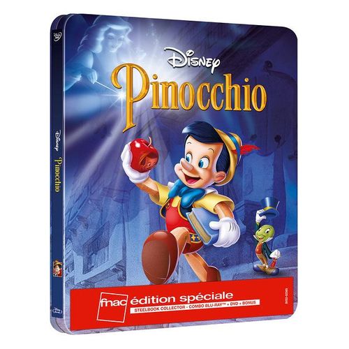 Pinocchio - Édition Limitée Exclusive Fnac - Boîtier Steelbook - Blu-Ray + Dvd