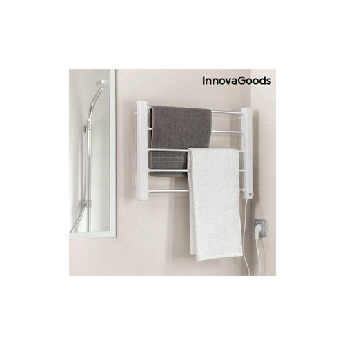 Porte-Serviettes Électrique Mural InnovaGoods 65W Blanc Gris (5 Barres)