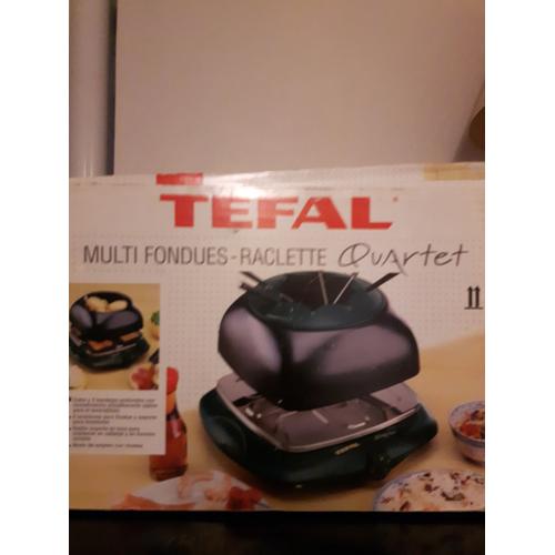 TEFAL APPAREIL ELECTRIQUE MULTI FONCTION FONDUE ET RACLETTE QUARTET