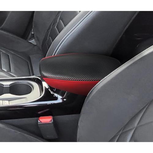 Housse D'accoudoir Compatible Avec Nissan Juke F16 2020-2023 - Housse D'accoudoir Central - Housse D'accoudoir - Couvercle Intérieur - Accessoires De Protection En Cuir - Rouge