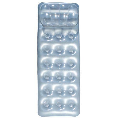 Matelas Gonflable Plage Piscine Bestway Metal Tech Lounge Gris 68484