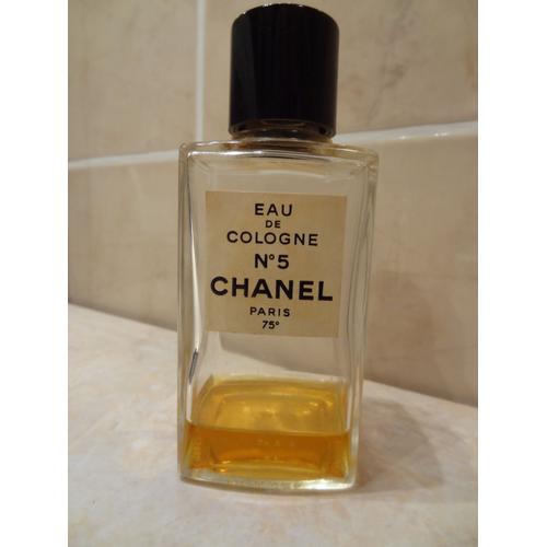 Flacon vide des années 70 Chanel n°5 Eau de Cologne