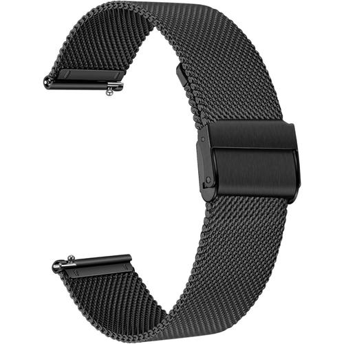 Remplacement Pour Fossil Men's Gen 5 Carlyle/Fossil Women's Gen 5 Julianna Bracelet De Montre, 22mm Bracelet De Montre En Acier Inoxydable Tissé En Maille Pour Fossil Women's Gen 5 Julianna