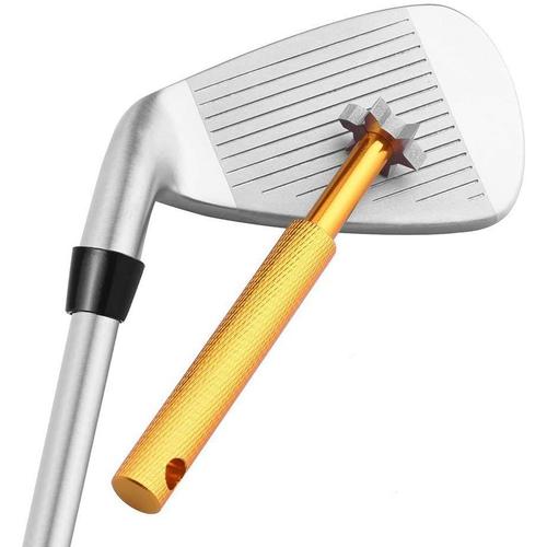 Golf Nettoyage Club De Golf/Golf Cleaner- Outil D¿Affûtage Pour Tous Types De Métaux & Rainures - Nettoyeur Club De Golf Pour Rainures En U & V - Backspin & Contrôle De La Balle Optimal