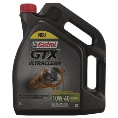 Castrol Gtx Ultraclean 10w-40 A3/B4 5.0 L Bidon