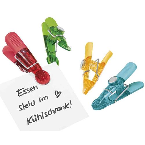 Wedo Support Magnétique Pour Notices Glossy Kit De 4 Couleurs Assorties