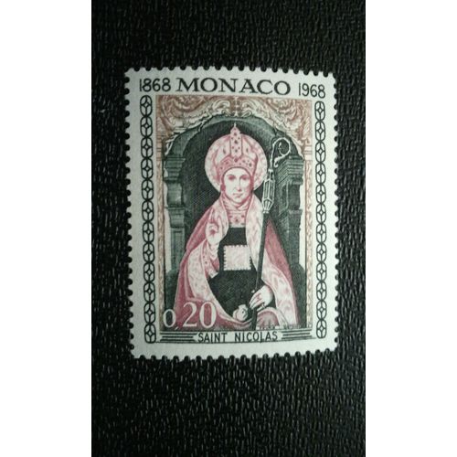 Timbre Monaco (Yt 745 ) 1968 Saint Nicolas De Myra, De Ludovic Bréa