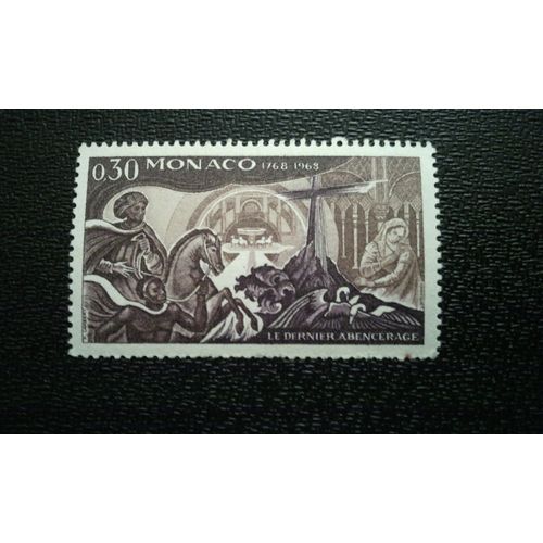 Timbre Monaco (Yt 761 ) 1968 Illustration À 'le Dernier Des Abencerrages'