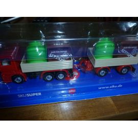 Camion Benne + Remorque Container Recyclage - 1/87 Ème-Siku-Siku