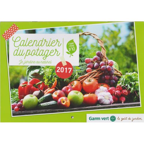 Calendrier Gamm Vert 2023 Calendrier Du Potager 2017 Gamm Vert - Calendrier | Rakuten