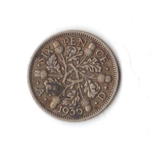 Six Pence 1936 George V